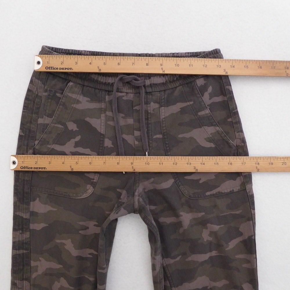 Athleta Farallon Joggers Camo Brown Elastic Waist Drawstring Women's Size 0 - Picture 6 of 11